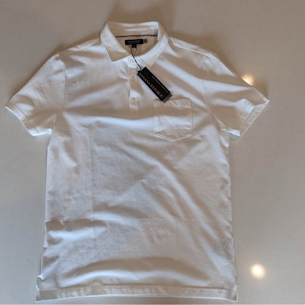 White polo shirt